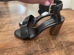 Leren gesp sandalen zwart maat 41, Kleding | Dames, Schoenen, Verzenden, Zwart, Sandalen of Muiltjes, Zo goed als nieuw