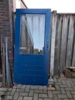 Houten buitendeur, Doe-het-zelf en Verbouw, Ophalen, Gebruikt, 80 tot 100 cm, Buitendeur