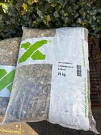 4 Zakken Limburgs Grind 8-16 mm - 25 kg, Tuin en Terras, Grind, Keien en Split, Ophalen, Zo goed als nieuw, Grind, Grijs