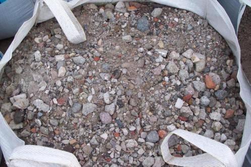 TE KOOP Steen-/puinkorrel in bigbags of los gestort, Tuin en Terras, Grind, Keien en Split, Ophalen