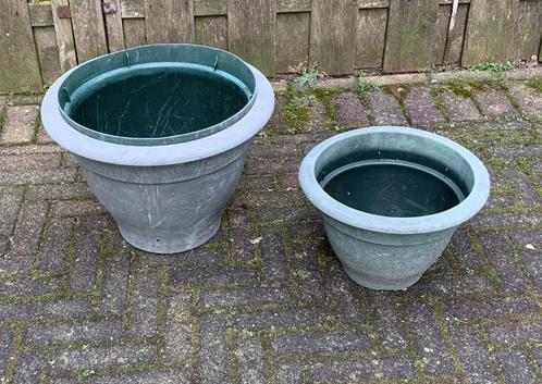 bloembakken van Elho, Tuin en Terras, Bloembakken en Plantenbakken, Kunststof, Balkon, Tuin, 30 tot 60 cm, Minder dan 60 cm, Rond