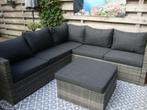 WAKEFIELD loungseset in nieuwstaat met antraciet kussens, Ophalen, 5 zitplaatsen, Kunststof, Bank