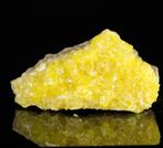 Zwavel op matrix - Cerro de Pasco, Peru, Verzamelen, Mineralen en Fossielen, Ophalen of Verzenden, Mineraal