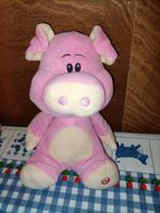 Farmies roze varken knuffel met geluidje 26 cm, Ophalen of Verzenden
