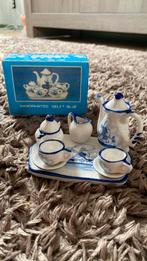 Delfts blauw handgeschilderd thee voor twee, Antiek en Kunst, Ophalen of Verzenden