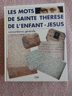 Concordantie Thérèse van Lisieux (Franstalig), Ophalen of Verzenden, Gelezen, Diverse auteurs