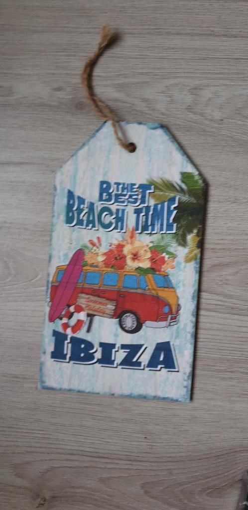 mdf deco vw volkswagen t1 bus look ibiza style, Huis en Inrichting, Woonaccessoires | Wanddecoraties, Nieuw, Ophalen of Verzenden