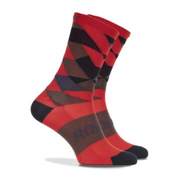 Fietssokken Rogelli RCS-14 rood zwart  beschikbaar voor biedingen