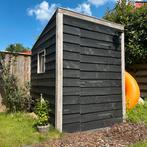 Houten tuinhuis (2020) met eiken front (200x180x240), Tuin en Terras, Gebruikt, Tuinhuis, Minder dan 200 cm, 1 raam