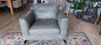 Lederen moderne fauteuil, Huis en Inrichting, Ophalen, Zo goed als nieuw, 75 tot 100 cm, Modern