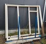 Schuco Kozijnen 9001 Creme Houtnerf folie met HR++, Ophalen, Kunststof, Zo goed als nieuw, 150 tot 225 cm