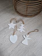 Witte kerst hangers / 4 stuks, Ophalen of Verzenden, Zo goed als nieuw