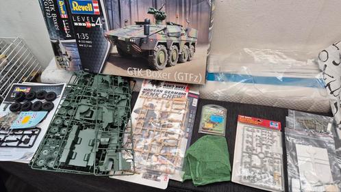 Nederlandse Boxer Gngp  1/35 met extras, Hobby en Vrije tijd, Modelbouw | Auto's en Voertuigen, Zo goed als nieuw, 1:32 tot 1:50