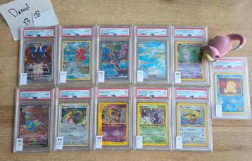 PSA 7 8 9 10 Gegradeerde Pokémon Kaarten - Diverse Sets beschikbaar voor biedingen
