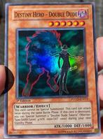 Yu-Gi-Oh! Destiny HERO - Double Dude POTD 1st Ed !, Hobby en Vrije tijd, Verzamelkaartspellen | Yu-gi-Oh!, Verzenden, Zo goed als nieuw