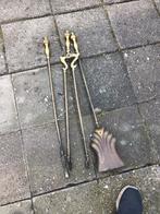 Haard set van koper, Huis en Inrichting, Haarden, Ophalen, Gebruikt