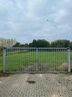 Metalen Poort - Spijlenhekwerk 520 breed, Met poort, Gebruikt, IJzer, Spijlenhekwerk