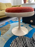 Vintage Design Poef / Voetenbank, Huis en Inrichting, Banken | Voetenbanken en Poefen, Ophalen, Gebruikt, Rond, Minder dan 50 cm