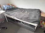 Single bed with mattress ikea, Huis en Inrichting, Slaapkamer | Bedden, Ophalen, Eenpersoons, Wit, Zo goed als nieuw