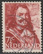 Nederland 1943 412 Zeeheld 7,5c De Ruyter, Gest, Postzegels en Munten, Postzegels | Nederland, Ophalen of Verzenden, Na 1940, Gestempeld