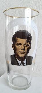 Glas Kennedy President 1960-1963, Ophalen of Verzenden, Zo goed als nieuw, 20e eeuw of later, Noord-Amerika