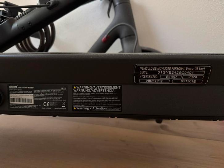 Segway Ninebot Max G2E - Garantie tot Sep 2026, Fietsen en Brommers, Elektrische fietsen, Zo goed als nieuw, Overige merken, 50 km per accu of meer