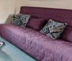 Luxe bedbank , hoge rugleuning . opbergen beddegoed mogelijk, Ophalen, Zo goed als nieuw, Tweepersoons, 200 cm