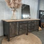 Industriële werkbank, dressoir, toonbank, keukeneiland, oude, Ophalen