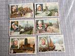 6 oude chromos Liebig plaatjes coiffures Hollandaises, Ophalen of Verzenden, Voor 1940, Gebruikt, Overige onderwerpen