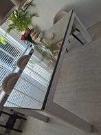 Houten Eettafel, Huis en Inrichting, Tafels | Eettafels, Ophalen, 50 tot 100 cm, 150 tot 200 cm, Rechthoekig