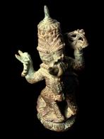Lord Brahma Bronzen Hindoe Beeld Svayambhu 4 gezichten, Ophalen of Verzenden