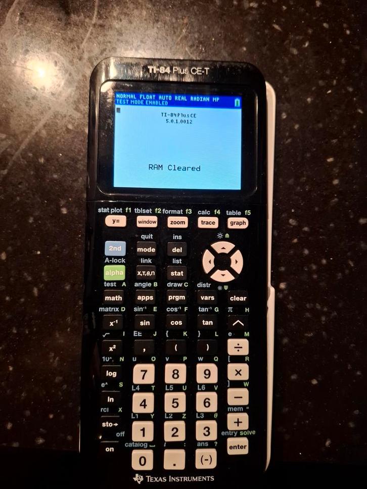 TI-84 plus CE-T rekenmachine, Diversen, Rekenmachines, Gebruikt, Grafische rekenmachine, Ophalen