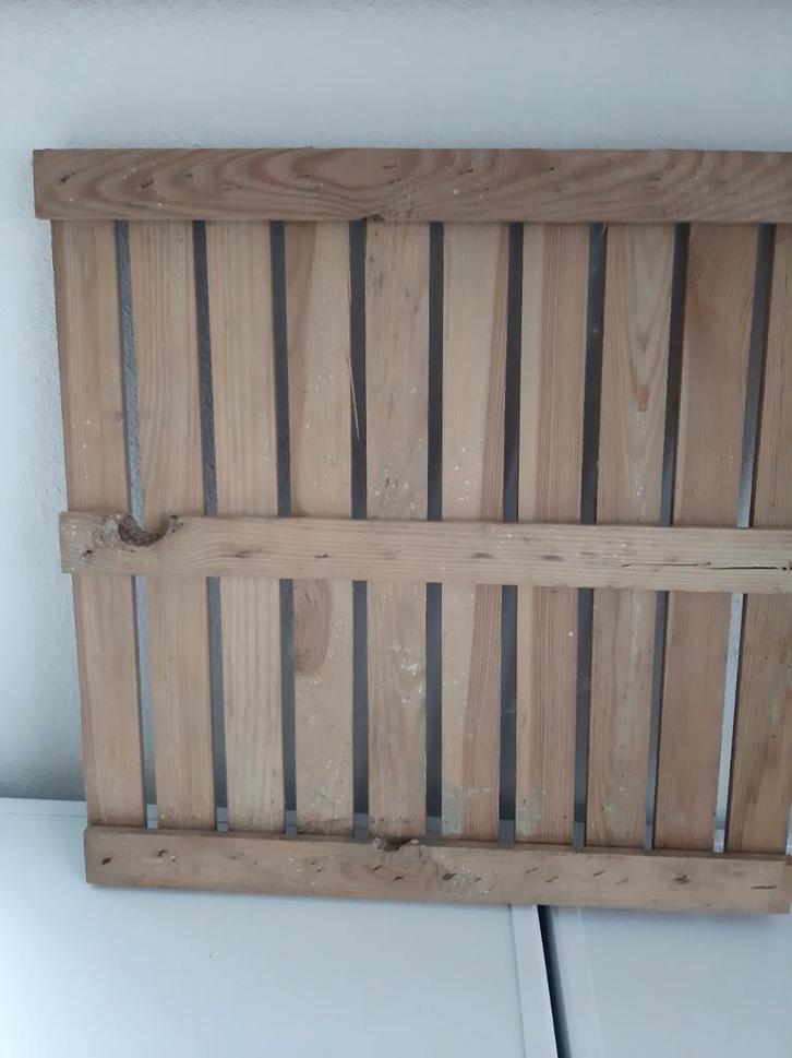 Te koop: houten vlondertegels, Tuin en Terras, Terrasdelen en Vlonders, Zo goed als nieuw, Hout, Ophalen
