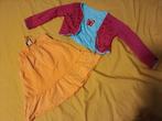 1 euro voor 2 stuks, oranje jurk en omkeerbaar bolerojasje, Kinderen en Baby's, Kinderkleding | Maat 98, Ophalen, Zo goed als nieuw