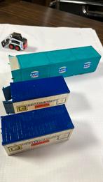 Containers voor HO SPOOR of modelbouw, Hobby en Vrije tijd, Ophalen of Verzenden, Gelijkstroom of Wisselstroom, Brug, Tunnel of Gebouw