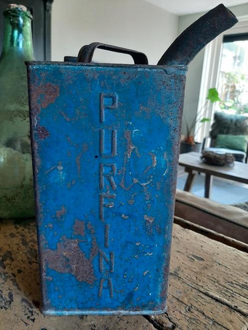 Oud petroleumblik, Antiek en Kunst, Curiosa en Brocante, Ophalen