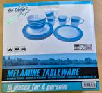 Bo-Camp Melamine Servies - 16 Delig - 4 Personen, Ophalen of Verzenden, Nieuw, Overige typen