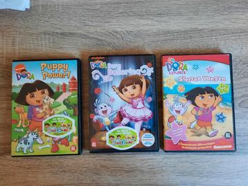 3 DVD's Dora beschikbaar voor biedingen