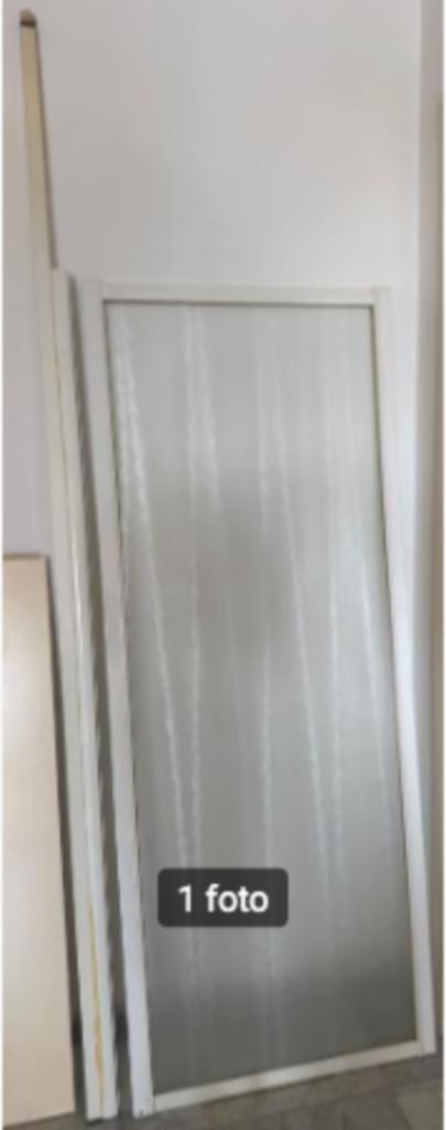 Badwand, Doe-het-zelf en Verbouw, Sanitair, Zo goed als nieuw, Douche, Glas, Ophalen