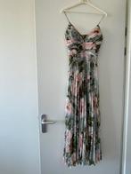 Formele jurk van Eva&Lola (groen/bloemen), Galajurk, Ophalen of Verzenden, Zo goed als nieuw, Maat 36 (S)