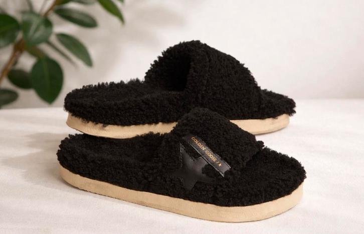 Golden Goose bont slippers 39, Kleding | Dames, Schoenen, Zo goed als nieuw, Ophalen of Verzenden