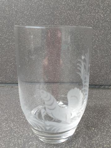 Mooi kristallen bierglas met afbeelding van een Kornhoen beschikbaar voor biedingen