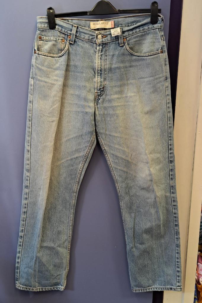 Klassieke Levi’s 505 jeans in licht blauw denim W36 nr 49386, Kleding | Heren, Spijkerbroeken en Jeans, Gedragen, W36 - W38 (confectie 52/54)