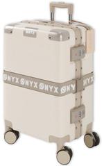 ONYX Handbagage Koffer - Dubbel TSA Slot - 33L - Beige