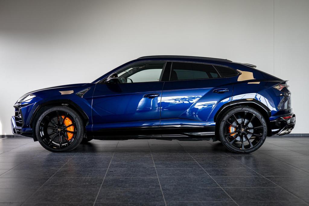 Lamborghini Urus 4.0 V8 | Akra | 23 Inch | Pano | B&O | HUD, Auto's, Lamborghini, Automaat, Urus, Gebruikt, Blauw