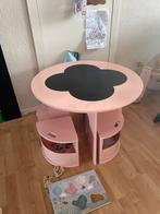 Kinder Tafel met 4 Krukjes en Opbergruimte, Ophalen, Zo goed als nieuw