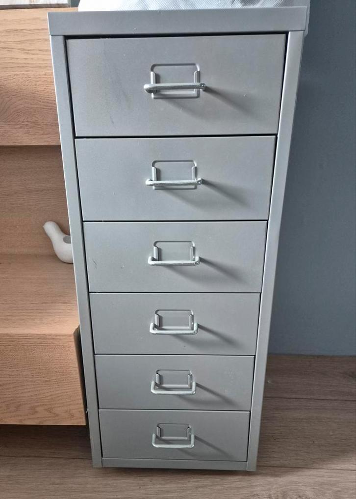 Ikea Helmer Ladeblok Grijs, Huis en Inrichting, Kasten | Ladekasten, Gebruikt, Minder dan 100 cm, Minder dan 50 cm, 25 tot 50 cm