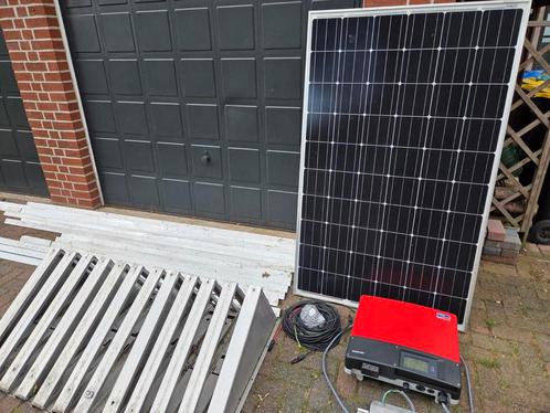 2,7kW Zonnepanelen Set - Inverter & Plat Dak Montage, Doe-het-zelf en Verbouw, Zonnepanelen en Toebehoren, Gebruikt, Compleet systeem