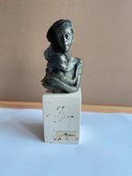 Moeder met kind bronze sculptuur., Ophalen of Verzenden, Zo goed als nieuw, Mens