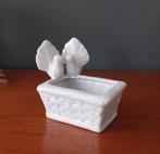 Vintage Porseleinen Duivenbakje, Verzamelen, Beelden en Beeldjes, Ophalen of Verzenden, Gebruikt, Dier